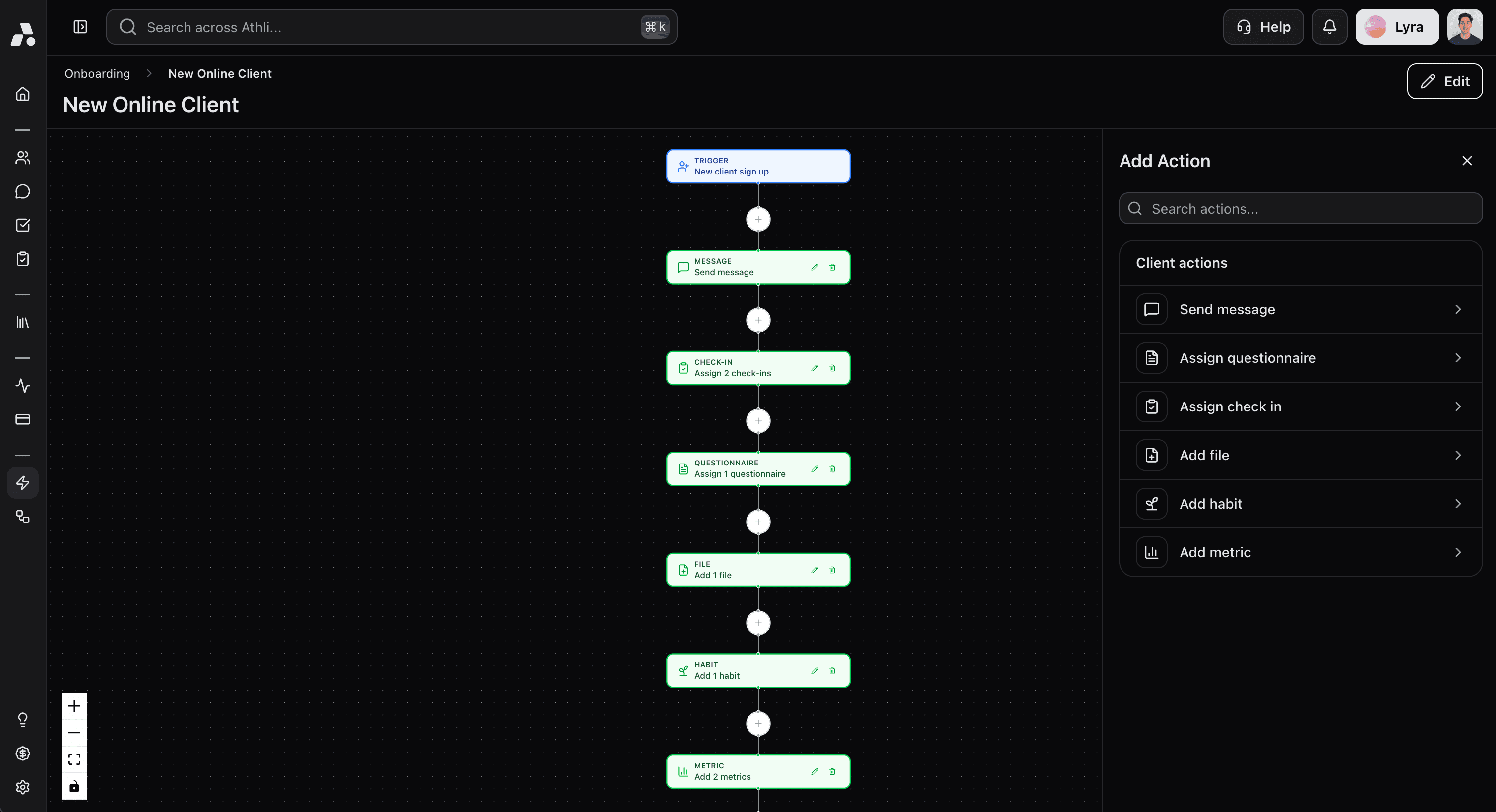 custom-onboarding feature screenshot